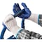 Global Industrial Coated Gloves, Polyester, Cotton, Rubber, Latex, Blue, XL 708355XL - alternate 3